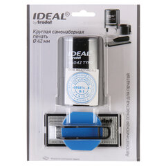 Печать самонаборная 1,5-круга, оттиск D=42 синий,TRODAT IDEAL 46042DB-R1,5, крышка, КАССА В КОМПЛЕКТЕ