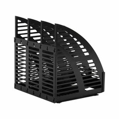 Лоток вертикальный для бумаг STAFF Basic, 245&times;240&times;285 мм, 3 отделения, сетчатый сборный