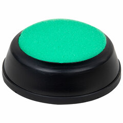 Губка для кассира, диаметр 81 мм, круглая, ассорти, STAFF, 237951