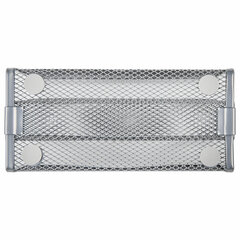 Подставка для сортировки писем и бумаг 3-х секционная BRAUBERG &laquo;Germanium&raquo;, 122&times;173&times;83 мм, серебро, 237970