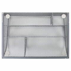 Подставка-органайзер BRAUBERG &laquo;Germanium&raquo;, 5 секций, 255&times;180&times;105 мм, металл, серебро, 237974