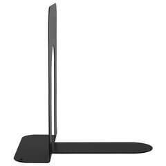 Держатель (ограничитель) подставка для книг BRAUBERG &laquo;Germanium Solid&raquo;, КОМПЛЕКТ 2 штуки, металл, 237979