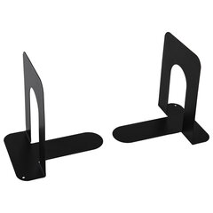 Держатель (ограничитель) подставка для книг BRAUBERG &laquo;Germanium Solid&raquo;, КОМПЛЕКТ 2 штуки, металл, 237979