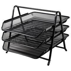 Настольный набор BRAUBERG &laquo;Germanium&raquo;, 6 предметов, черный, металл, 237985