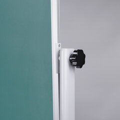 Доска для мела/<wbr/>магнитно-маркерная НА СТЕНДЕ 100&times;150 см, 2-сторонняя, зеленая/<wbr/>белая, STAFF, 238006