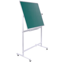Доска для мела/<wbr/>магнитно-маркерная НА СТЕНДЕ 120&times;180 см, 2-сторонняя, зеленая/<wbr/>белая, STAFF, 238007