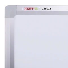 Доска магнитно-маркерная НА СТЕНДЕ 60&times;90 см, 2-сторонняя, STAFF, 238013