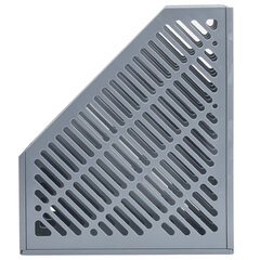 Лоток вертикальный для бумаг BRAUBERG &laquo;Office-Expert&raquo;, 215 мм, 3 отделения, сборный, серый, 238018