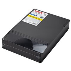 Лоток горизонтальный для бумаг КОМПЛЕКТ 2 шт., BRAUBERG &laquo;Modern&raquo;, 346&times;254&times;61 мм, черный, 238024