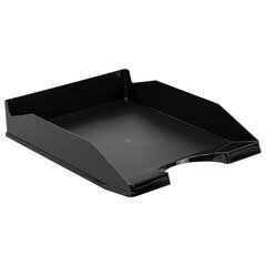 Лоток горизонтальный для бумаг КОМПЛЕКТ 2 шт., BRAUBERG &laquo;Modern&raquo;, 346&times;254&times;61 мм, черный, 238024