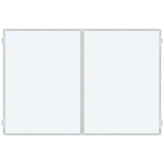 Доска магнитно-маркерная 3-элементная, 100&times;150/<wbr/>300 см, Польша, Гарантия 10 ЛЕТ, белая, BRAUBERG, 238035