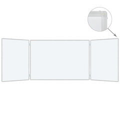 Доска магнитно-маркерная 3-элементная, 100&times;150/<wbr/>300 см, Польша, Гарантия 10 ЛЕТ, белая, BRAUBERG, 238035