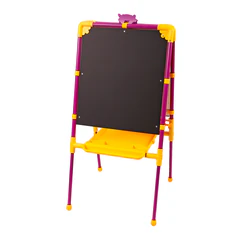 Мольберт растущий для мела/<wbr/>магнитно-маркерный, 53&times;46 см, BRAUBERG &laquo;NIKA KIDS&raquo;, РОЗОВЫЙ, 238050