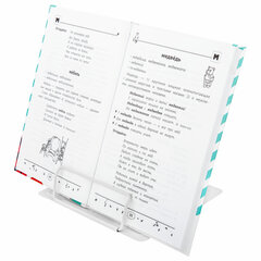 Подставка для книг и учебников большая BRAUBERG, White, регулируемый угол наклона, металлическая, 238056