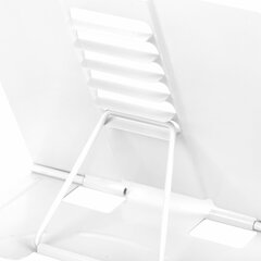 Подставка для книг и учебников большая BRAUBERG, White, регулируемый угол наклона, металлическая, 238056