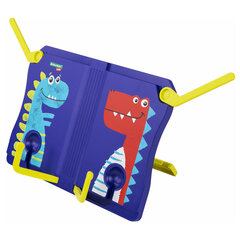 Подставка для книг и учебников BRAUBERG KIDS &laquo;Dinosaurs&raquo;, регулируемый угол наклона, ABS-пластик, 238060