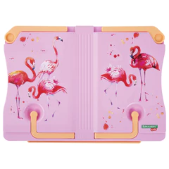 Подставка для книг и учебников BRAUBERG KIDS &laquo;Flamingo&raquo;, регулируемый наклон, ABS-пластик, 238061