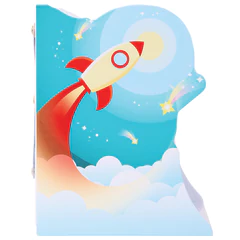 Подставка-держатель для книг и учебников фигурная BRAUBERG KIDS &laquo;Cosmo&raquo; раздвижная, металлическая, 238068