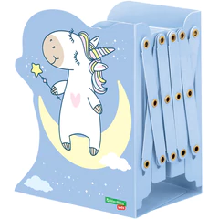 Подставка-держатель для книг и учебников фигурная BRAUBERG KIDS &laquo;Unicorn&raquo; раздвижная, металл, 238069