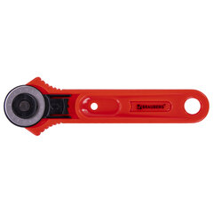 Нож раскройный роликовый 28 мм BRAUBERG, круглое лезвие, 238090