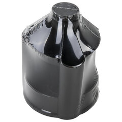 Подставка-органайзер BRAUBERG MINI, 10 отделений, вращающаяся, 107&times;107&times;130 мм, черная, 238094