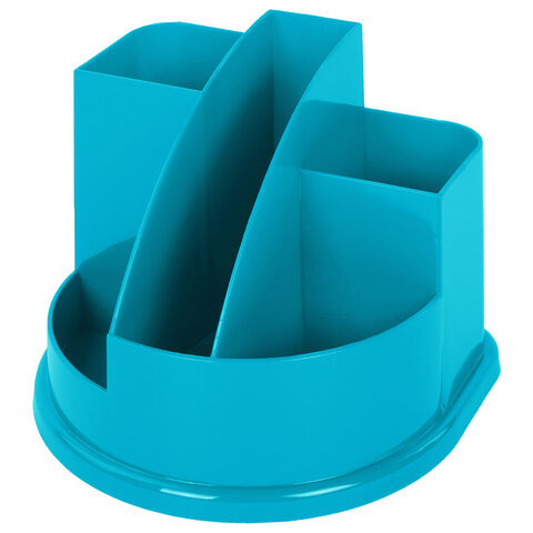 Подставка-органайзер BRAUBERG STYLE COLOR, 5 отделений, 132х122х108 мм, ассорти, 238095 - фото 3