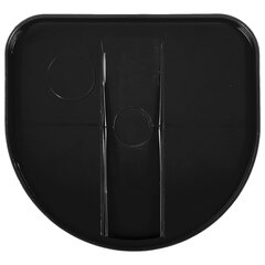 Подставка-органайзер BRAUBERG STYLE, 5 отделений, 132&times;122&times;108 мм, черная, 238096