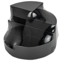 Подставка-органайзер BRAUBERG DELTA, 6 отделений, 130&times;130&times;90 мм, черная, 238100