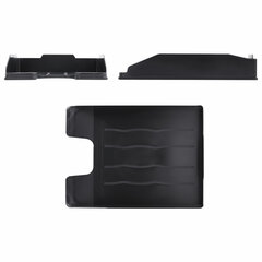 Лоток горизонтальный для бумаг BRAUBERG ECONOMY, 340&times;255&times;60 мм, черный, 238106