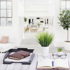 Лоток горизонтальный для бумаг BRAUBERG ECONOMY, 340&times;255&times;60 мм, черный, 238106