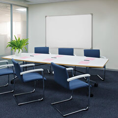 Доска магнитно-маркерная 90&times;120 см, металлическая рамка, STAFF ECO, 238138