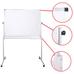 Доска магнитно-маркерная НА СТЕНДЕ 90&times;120 см, 2-сторонняя, BRAUBERG, 238140