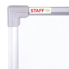 Доска магнитно-маркерная НА СТЕНДЕ 90&times;120 см, 2-сторонняя, STAFF ECO, 238143