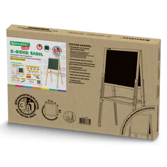 Мольберт растущий для мела/<wbr/>магнитно-маркерный 38&times;37 см, BRAUBERG KIDS, максимальная высота 106 см, 238148