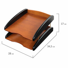 Набор настольный GALANT &laquo;Cayman&raquo; из дерева, 6 предметов, цвет &laquo;светлое дерево/<wbr/>чёрный&raquo;, 238159