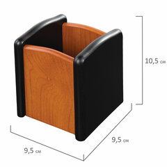 Набор настольный GALANT &laquo;Cayman&raquo; из дерева, 6 предметов, цвет &laquo;светлое дерево/<wbr/>чёрный&raquo;, 238159