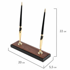 Набор настольный GALANT &laquo;Sirius&raquo; из дерева, 9 предметов, цвет &laquo;орех/<wbr/>чёрный&raquo;, 238161