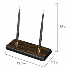 Набор настольный GALANT &laquo;Blackwood&raquo; из дерева, 9 предметов, цвет &laquo;чёрное дерево&raquo;, 238165