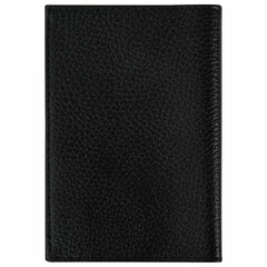 Обложка для паспорта натуральная кожа флоттер, &laquo;PASSPORT&raquo;, кожаный уголок, черная, BRAUBERG, 238192