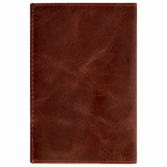 Обложка для паспорта натуральная кожа пулап, &laquo;Passport&raquo;, кожаные карманы, коричневая, BRAUBERG, 238197