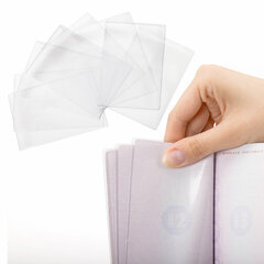 Обложка для паспорта НАБОР 13 шт. (паспорт &mdash; 1 шт., страницы паспорта &mdash; 10 шт., карты &mdash; 2 шт.), ПВХ, STAFF, 238205