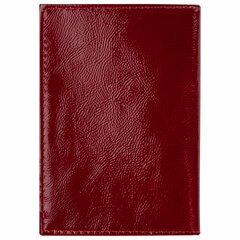 Обложка для паспорта натуральная кожа наплак, тиснение золотом &laquo;Impression&raquo;, красная, BRAUBERG, 238211