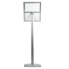 Стойка информационная напольная А3 с алюминиевым &laquo;клик&raquo;-профилем (297&times;420 мм) BRAUBERG &laquo;Extra&raquo;, 238225