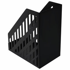 Лоток вертикальный для бумаг BRAUBERG ULTRA увеличенная ширина, 250&times;160&times;290 мм, черный, 238253