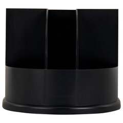 Подставка-органайзер BRAUBERG &laquo;ULTRA&raquo;, 132&times;122&times;108 мм, 5 отделений, черная, 238256