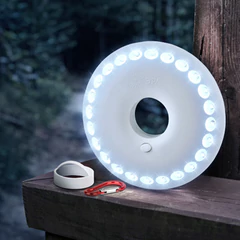 Фонарь туристический ЭРА 24xLED, крепление карабин, магниты, питание 3xAA (не в комплекте), KB-501