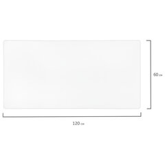 Коврик-подкладка настольный сверхпрочный 600&times;1200 мм, прозрачный, 0,8 мм, BRAUBERG, рулон, 238302