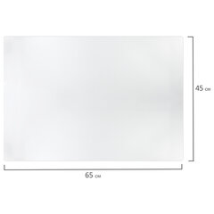 Коврик-подкладка настольный 450&times;650 мм, матовый, 0,8 мм, BRAUBERG, 238304