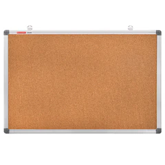 Доска пробковая для объявлений 60&times;90 см, алюминиевая рамка, BRAUBERG Extra, 238308