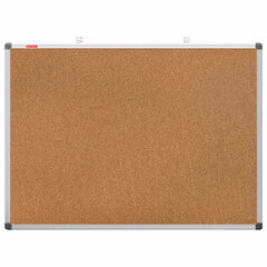 Доска пробковая для объявлений 90&times;120 см, алюминиевая рамка, BRAUBERG Extra, 238309